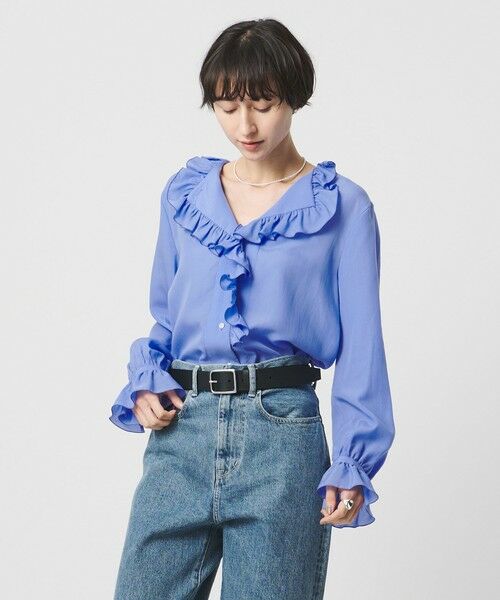 UNITED ARROWS / ユナイテッドアローズ シャツ・ブラウス | フリルカラー 2WAY ブラウス ‐ウォッシャブル‐ | 詳細10