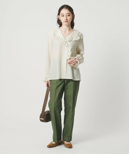 UNITED ARROWS / ユナイテッドアローズ シャツ・ブラウス | フリルカラー 2WAY ブラウス ‐ウォッシャブル‐ | 詳細21