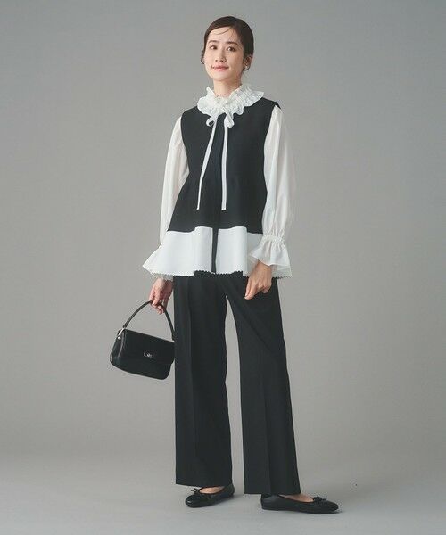 UNITED ARROWS / ユナイテッドアローズ シャツ・ブラウス | レースフリルカラー 2WAY ブラウス ‐はっ水‐ | 詳細7