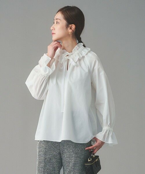 UNITED ARROWS / ユナイテッドアローズ シャツ・ブラウス | レースフリルカラー 2WAY ブラウス | 詳細3