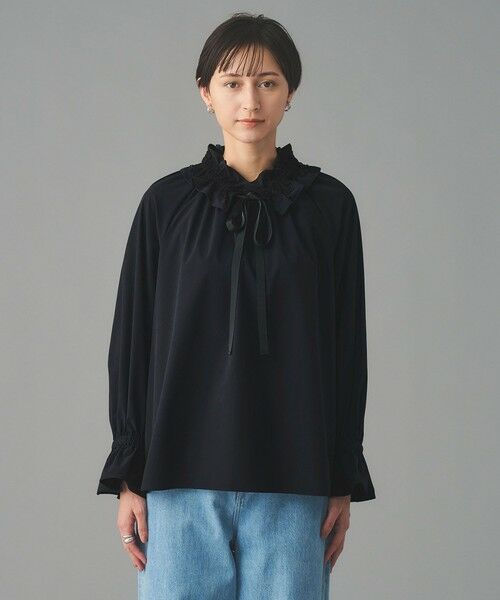 UNITED ARROWS / ユナイテッドアローズ シャツ・ブラウス | レースフリルカラー 2WAY ブラウス ‐はっ水‐ | 詳細26