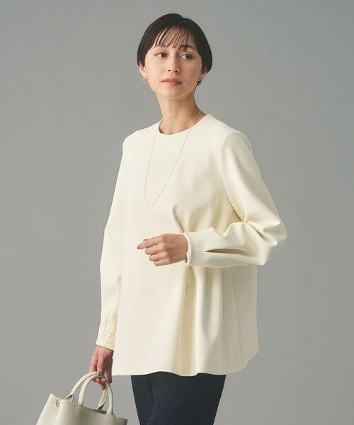 UNITED ARROWS / ユナイテッドアローズ シャツ・ブラウス | SPONGY クルーネック ギャザー ブラウス | 詳細3