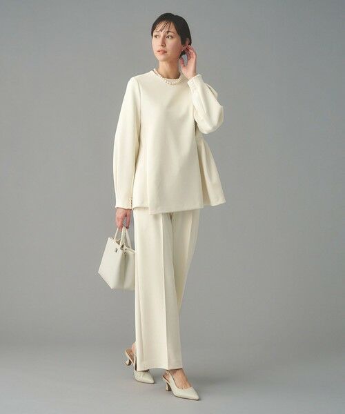 UNITED ARROWS / ユナイテッドアローズ シャツ・ブラウス | SPONGY クルーネック ギャザー ブラウス | 詳細1