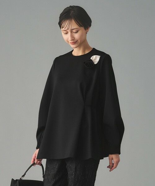 UNITED ARROWS / ユナイテッドアローズ シャツ・ブラウス | SPONGY クルーネック ギャザー ブラウス | 詳細13