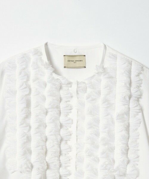 UNITED ARROWS / ユナイテッドアローズ シャツ・ブラウス | タックフリル ボウ ブラウス | 詳細8