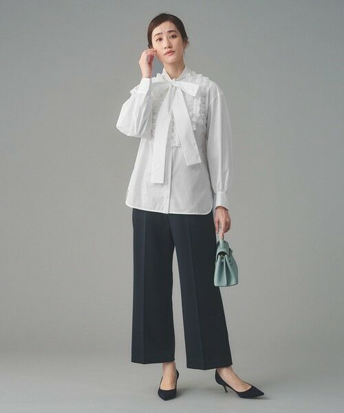 UNITED ARROWS / ユナイテッドアローズ シャツ・ブラウス | タックフリル ボウ ブラウス | 詳細2