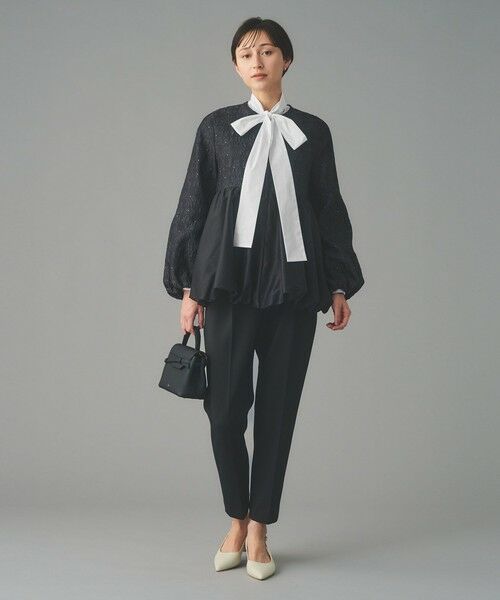 UNITED ARROWS / ユナイテッドアローズ シャツ・ブラウス | タックフリル ボウ ブラウス | 詳細4