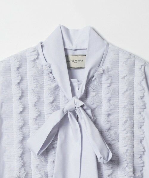 UNITED ARROWS / ユナイテッドアローズ シャツ・ブラウス | タックフリル ボウ ブラウス | 詳細17