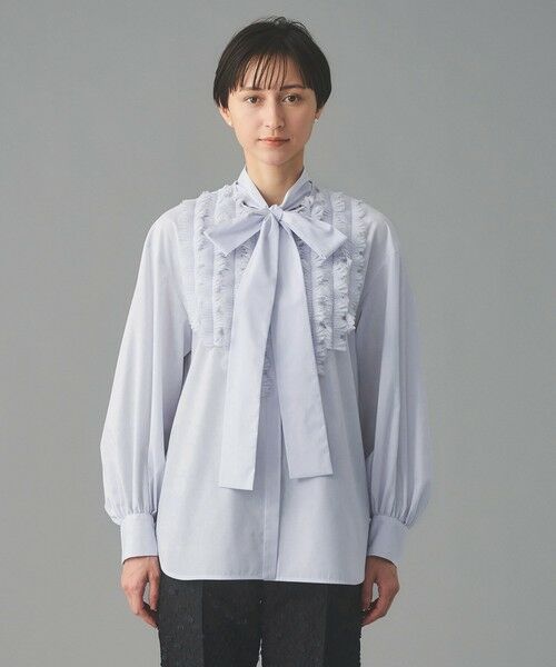 UNITED ARROWS / ユナイテッドアローズ シャツ・ブラウス | タックフリル ボウ ブラウス | 詳細12