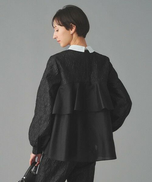 UNITED ARROWS / ユナイテッドアローズ シャツ・ブラウス | GISHA 2トーン ジャガード ブラウス | 詳細1