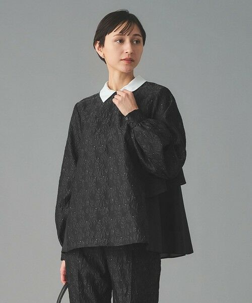 UNITED ARROWS / ユナイテッドアローズ シャツ・ブラウス | GISHA 2トーン ジャガード ブラウス | 詳細2
