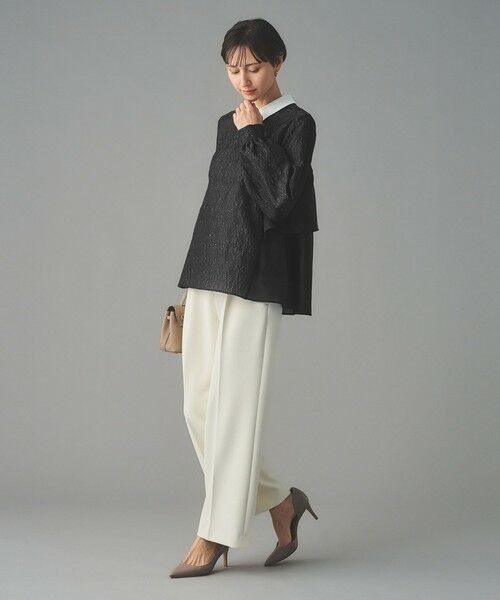 UNITED ARROWS / ユナイテッドアローズ シャツ・ブラウス | GISHA 2トーン ジャガード ブラウス | 詳細9