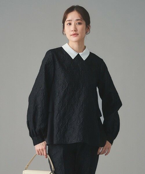 UNITED ARROWS / ユナイテッドアローズ シャツ・ブラウス | GISHA 2トーン ジャガード ブラウス | 詳細23