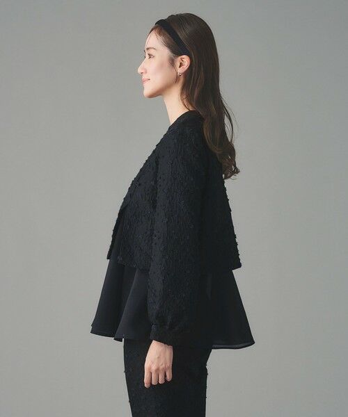 UNITED ARROWS / ユナイテッドアローズ シャツ・ブラウス | フラワー カットジャガード コンビブラウス | 詳細10