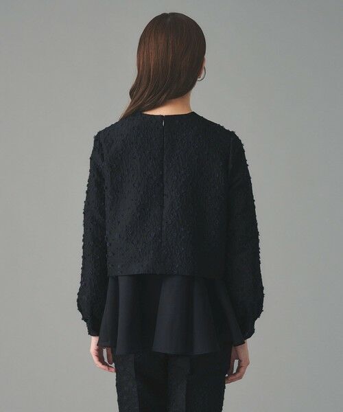 UNITED ARROWS / ユナイテッドアローズ シャツ・ブラウス | フラワー カットジャガード コンビブラウス | 詳細11