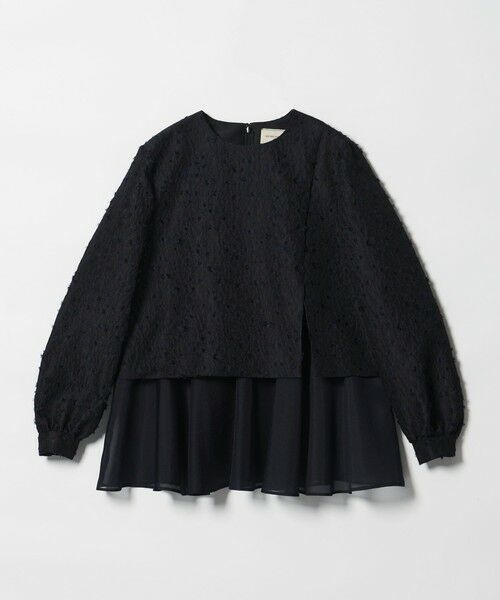 UNITED ARROWS / ユナイテッドアローズ シャツ・ブラウス | フラワー カットジャガード コンビブラウス | 詳細12