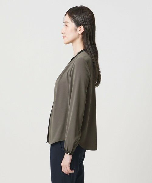 UNITED ARROWS / ユナイテッドアローズ シャツ・ブラウス | バイカラー パイピング ブラウス ‐ウォッシャブル‐ | 詳細11