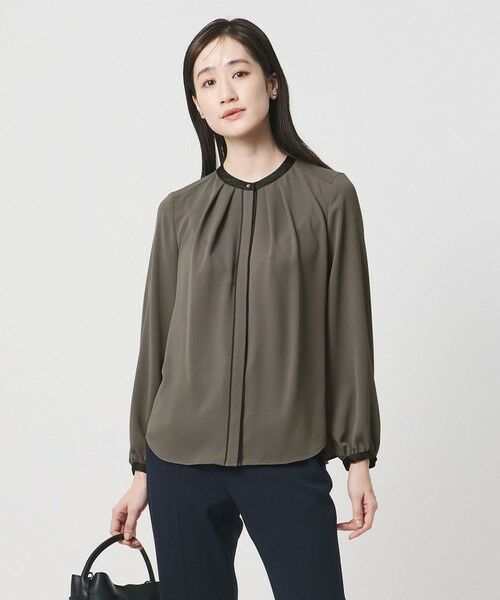 UNITED ARROWS / ユナイテッドアローズ シャツ・ブラウス | バイカラー パイピング ブラウス ‐ウォッシャブル‐ | 詳細8