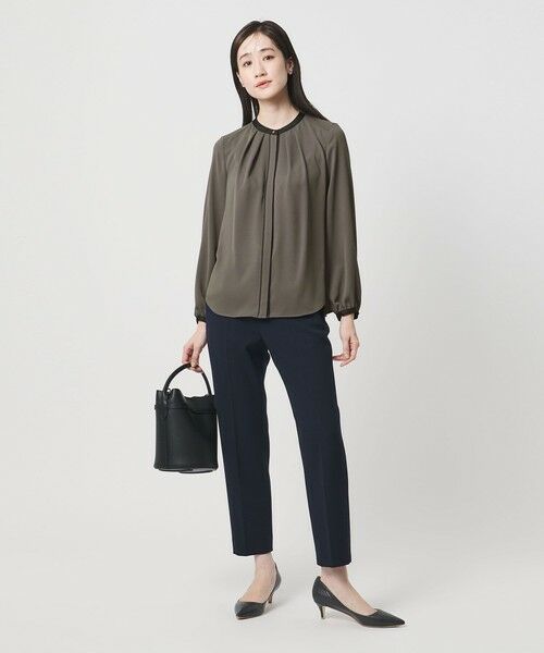 UNITED ARROWS / ユナイテッドアローズ シャツ・ブラウス | バイカラー パイピング ブラウス ‐ウォッシャブル‐ | 詳細9