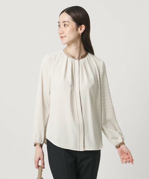 UNITED ARROWS / ユナイテッドアローズ シャツ・ブラウス | バイカラー パイピング ブラウス ‐ウォッシャブル‐ | 詳細19