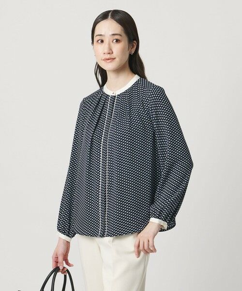 UNITED ARROWS / ユナイテッドアローズ シャツ・ブラウス | バイカラー パイピング ブラウス ‐ウォッシャブル‐ | 詳細25