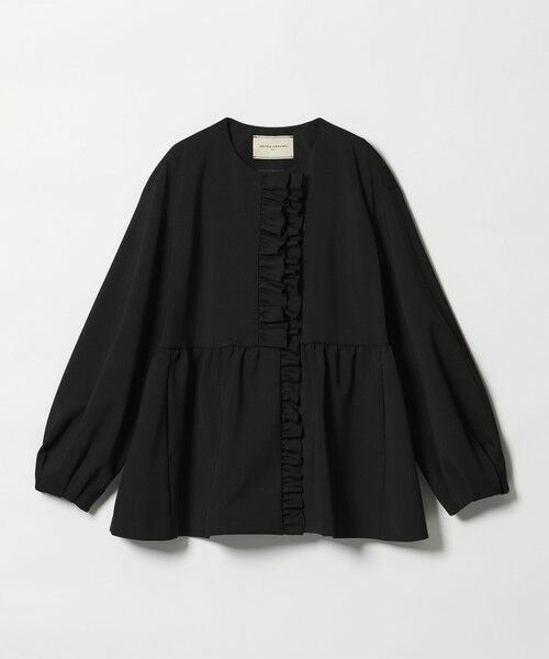 UNITED ARROWS / ユナイテッドアローズ ノーカラージャケット | SPONGY フリル ペプラム ジャケット | 詳細17