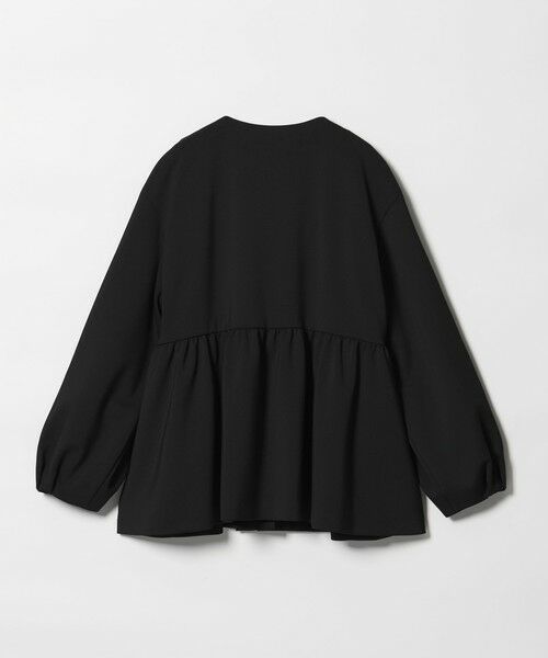 UNITED ARROWS / ユナイテッドアローズ ノーカラージャケット | SPONGY フリル ペプラム ジャケット | 詳細18