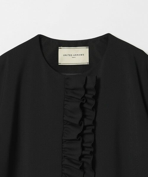 UNITED ARROWS / ユナイテッドアローズ ノーカラージャケット | SPONGY フリル ペプラム ジャケット | 詳細19