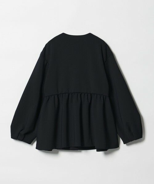 UNITED ARROWS / ユナイテッドアローズ ノーカラージャケット | SPONGY フリル ペプラム ジャケット | 詳細28