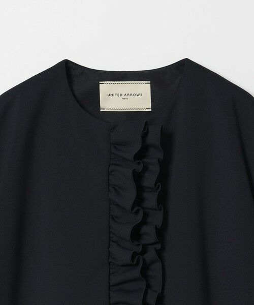 UNITED ARROWS / ユナイテッドアローズ ノーカラージャケット | SPONGY フリル ペプラム ジャケット | 詳細29