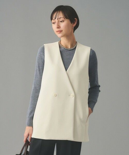 UNITED ARROWS / ユナイテッドアローズ ベスト | SPONGY バックフレア ベスト | 詳細4