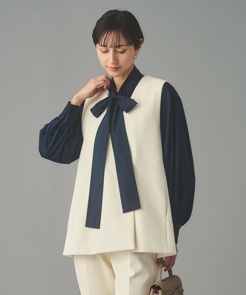 UNITED ARROWS / ユナイテッドアローズ ベスト | SPONGY バックフレア ベスト | 詳細1