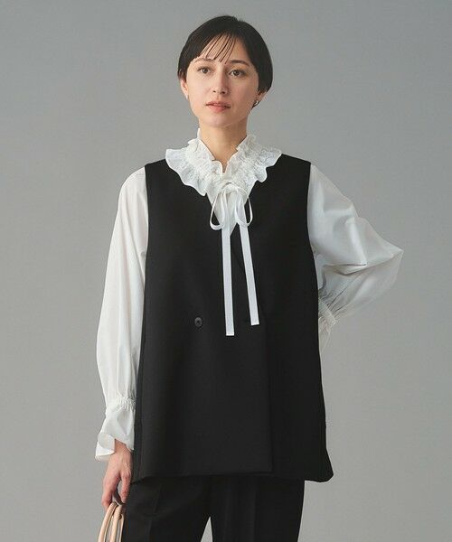 UNITED ARROWS / ユナイテッドアローズ ベスト | SPONGY バックフレア ベスト | 詳細9