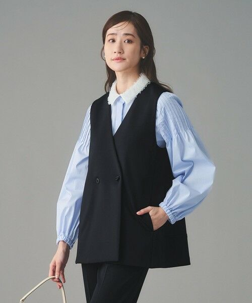 UNITED ARROWS / ユナイテッドアローズ ベスト | SPONGY バックフレア ベスト | 詳細21