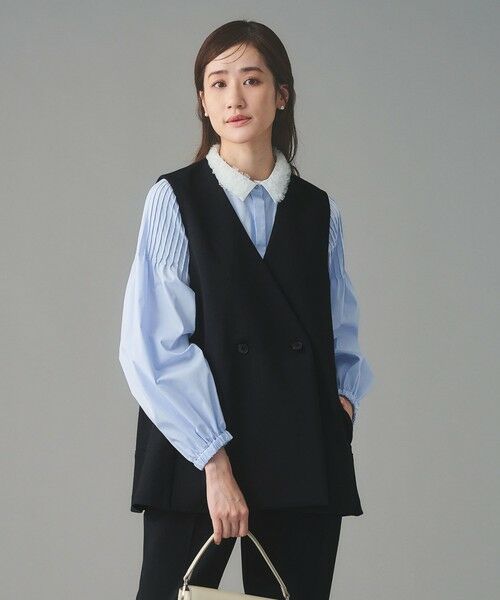 UNITED ARROWS / ユナイテッドアローズ ベスト | SPONGY バックフレア ベスト | 詳細23