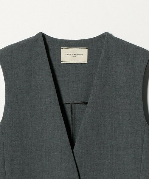 UNITED ARROWS / ユナイテッドアローズ ベスト | ダブルクロス ミドルベスト ‐ウォッシャブル‐ | 詳細2