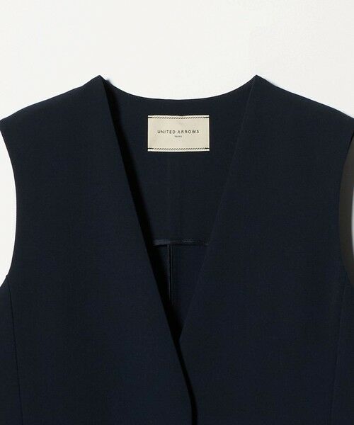UNITED ARROWS / ユナイテッドアローズ ベスト | ダブルクロス ミドルベスト ‐ウォッシャブル‐ | 詳細6