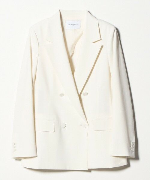 UNITED ARROWS / ユナイテッドアローズ テーラードジャケット | T/W 4ボタン ジャケット（OFF WHITE）
