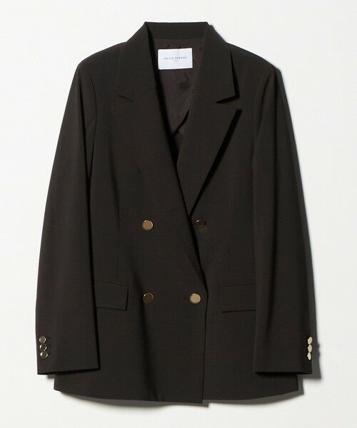 UNITED ARROWS / ユナイテッドアローズ テーラードジャケット | T/W 4ボタン ジャケット（DK.BROWN）