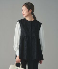 UNITED ARROWS / ユナイテッドアローズ ベスト | GISHA 2トーン ジャガード ベスト