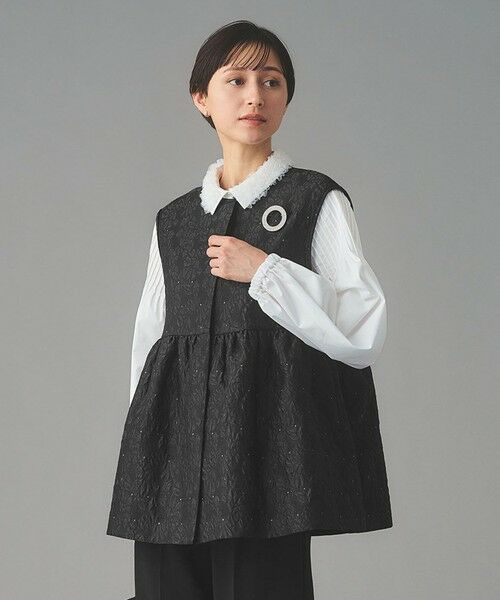 UNITED ARROWS / ユナイテッドアローズ ベスト | GISHA 2トーン ジャガード ベスト | 詳細4