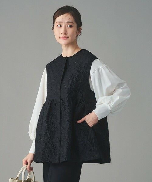 UNITED ARROWS / ユナイテッドアローズ ベスト | GISHA 2トーン ジャガード ベスト | 詳細12