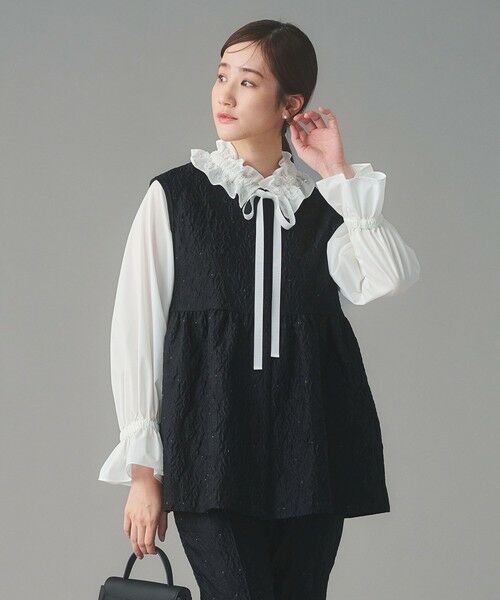 UNITED ARROWS / ユナイテッドアローズ ベスト | GISHA 2トーン ジャガード ベスト | 詳細15