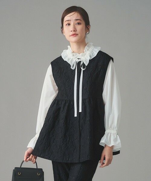 UNITED ARROWS / ユナイテッドアローズ ベスト | GISHA 2トーン ジャガード ベスト | 詳細16