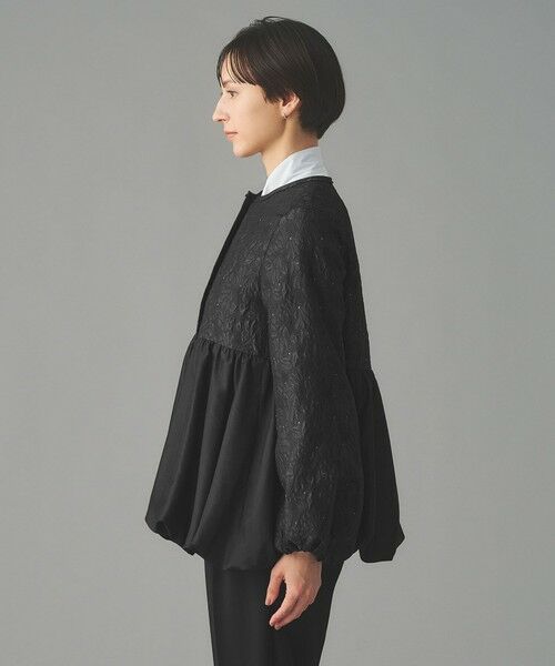 UNITED ARROWS / ユナイテッドアローズ ノーカラージャケット | GISHA 2トーン ジャガード ジャケット | 詳細10