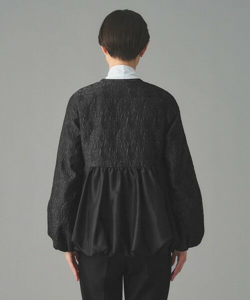 UNITED ARROWS / ユナイテッドアローズ ノーカラージャケット | GISHA 2トーン ジャガード ジャケット | 詳細11