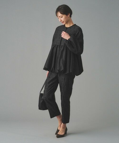 UNITED ARROWS / ユナイテッドアローズ ノーカラージャケット | GISHA 2トーン ジャガード ジャケット | 詳細2