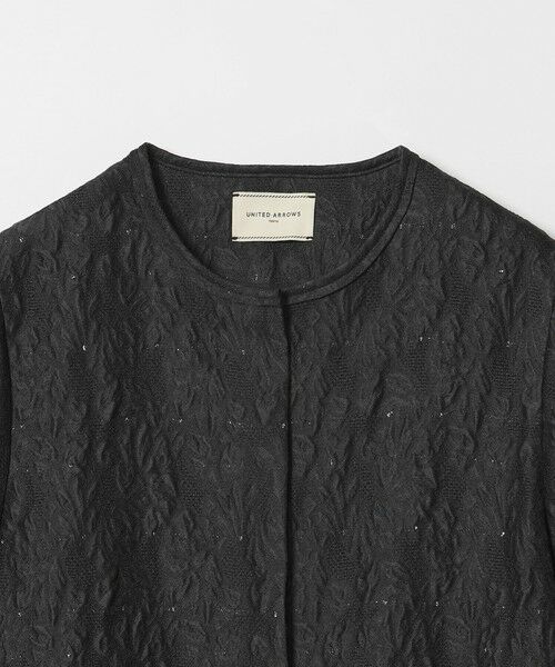 UNITED ARROWS / ユナイテッドアローズ ノーカラージャケット | GISHA 2トーン ジャガード ジャケット | 詳細14