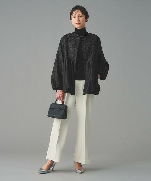 UNITED ARROWS / ユナイテッドアローズ ノーカラージャケット | GISHA 2トーン ジャガード ジャケット | 詳細7