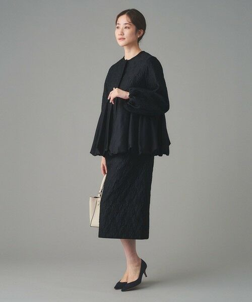 UNITED ARROWS / ユナイテッドアローズ ノーカラージャケット | GISHA 2トーン ジャガード ジャケット | 詳細22